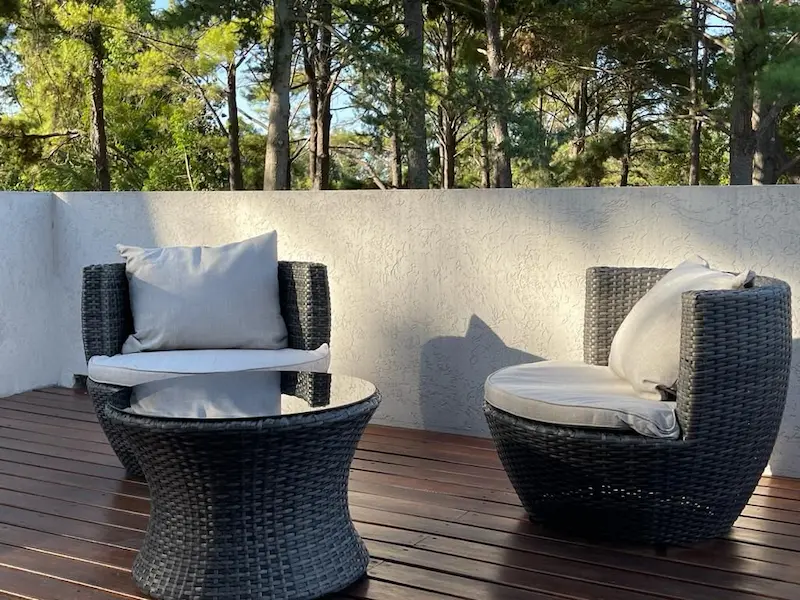 Muebles de jardín para 2 personas estilo capri